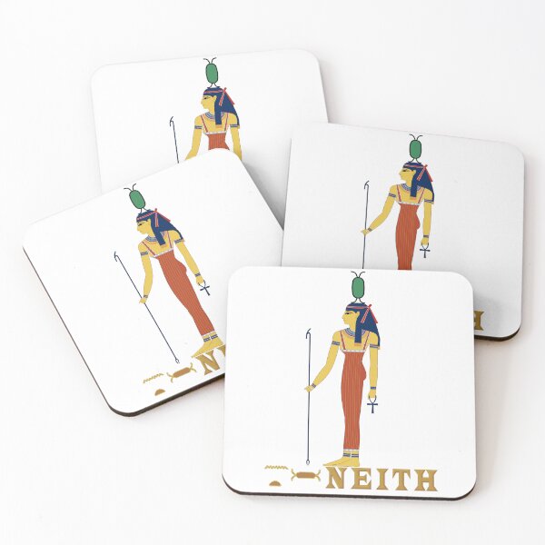 Item preview, NEITH Ancient Egyptian Goddess with Hieroglyphics designed and sold by SWATARA.