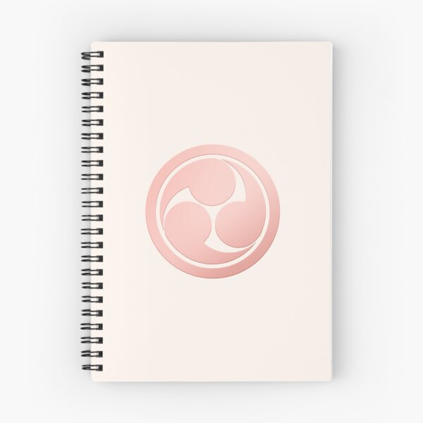 Item preview, Rose Gold Maruni Hidari Mitsu Tomoe Kamon designed and sold by Takeda-art.