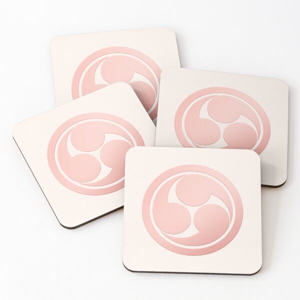 Item preview, Rose Gold Maruni Migi Mitsu Tomoe Kamon designed and sold by Takeda-art.