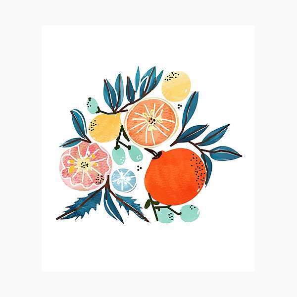 Fruit Shower Photographic Print