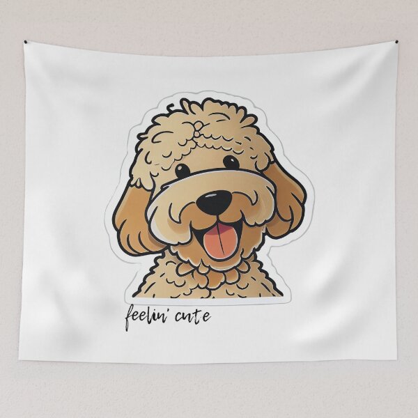 Item preview, Golden Doodle feelin' cute designed and sold by BrinaandPops.