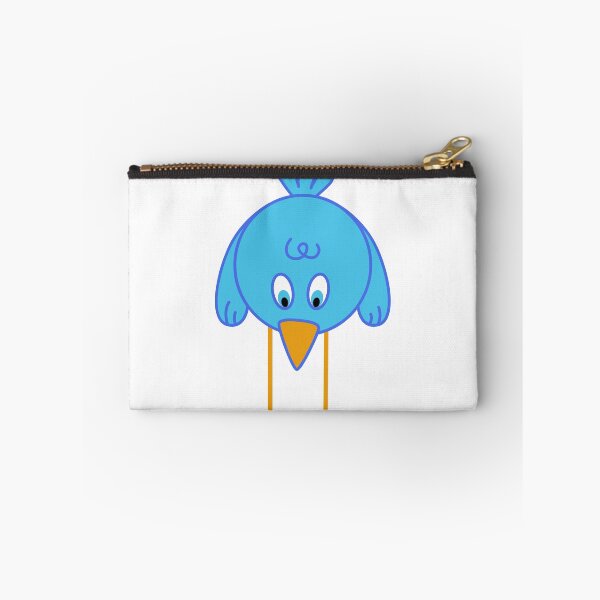 Item preview, Outlined Cartoon Blue Bird designed and sold by Bettakally.