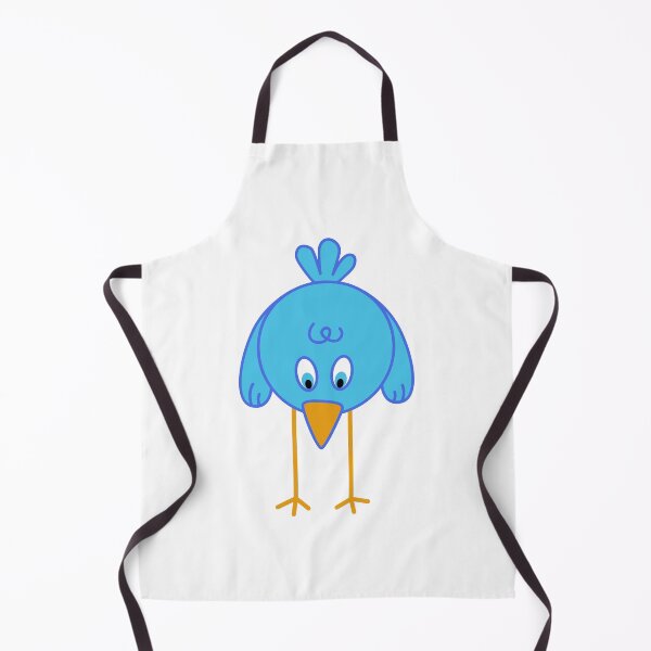 Item preview, Outlined Cartoon Blue Bird designed and sold by Bettakally.