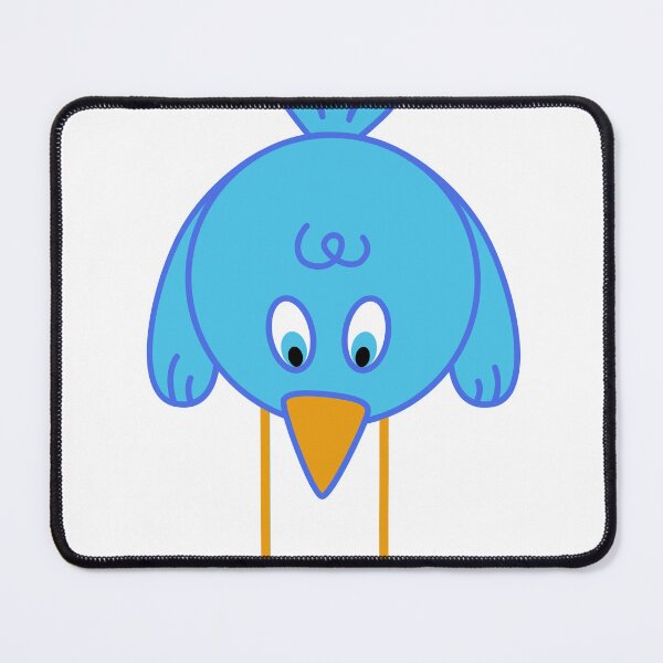 Item preview, Outlined Cartoon Blue Bird designed and sold by Bettakally.