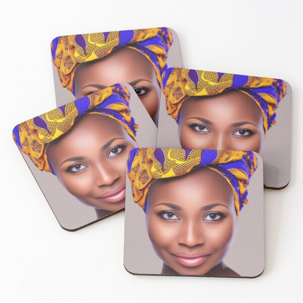 Item preview, Mujer africana absolutamente hermosa y atractiva designed and sold by Tiannalaw.
