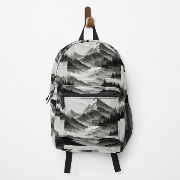 Item preview, Mountain view BW art designed and sold by theCutestthings.
