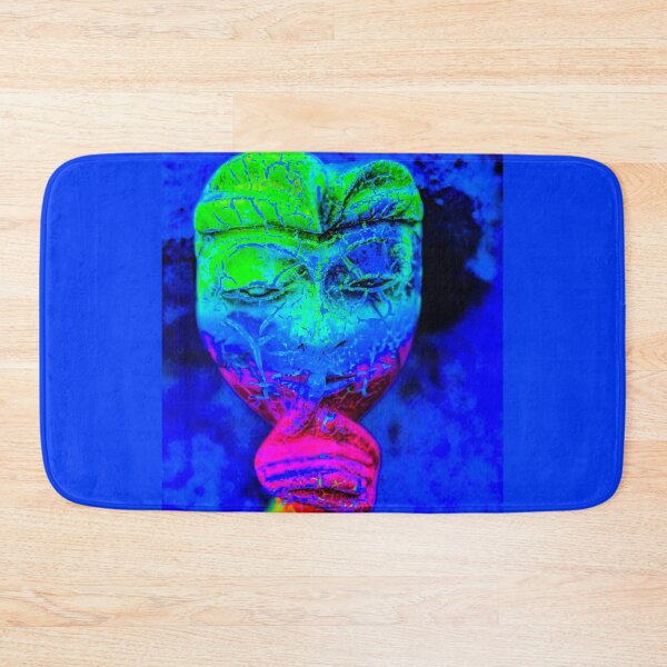 Item preview, A blue green red Bali face mask designed and sold by kall3bu.