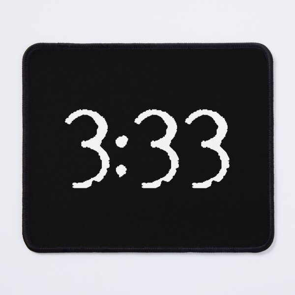 Item preview, 3:33 Angel Number 333 On Black designed and sold by type-and-create.