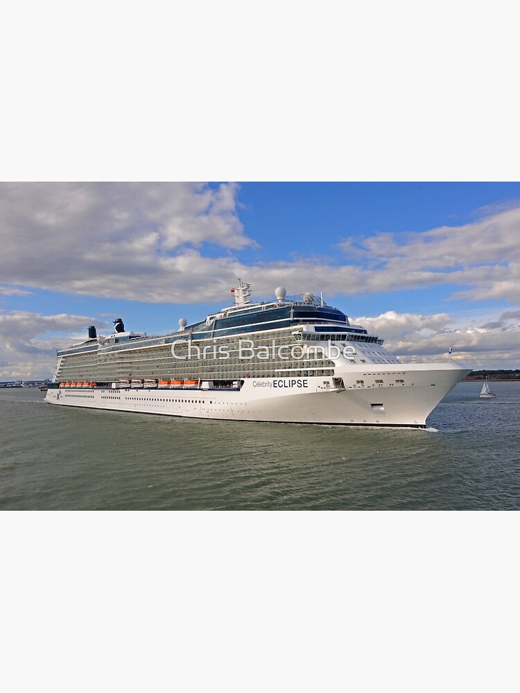 Celebrity Eclipse Cruise Ship Postcard By Chrisbalcombe Redbubble