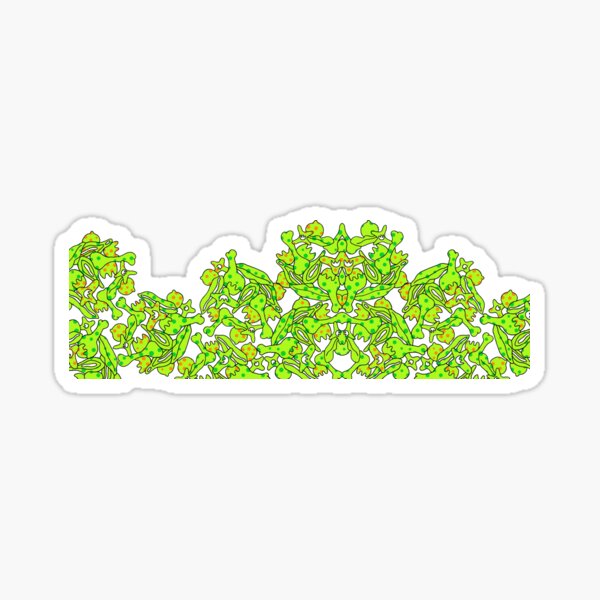 Organic spring pattern Sticker