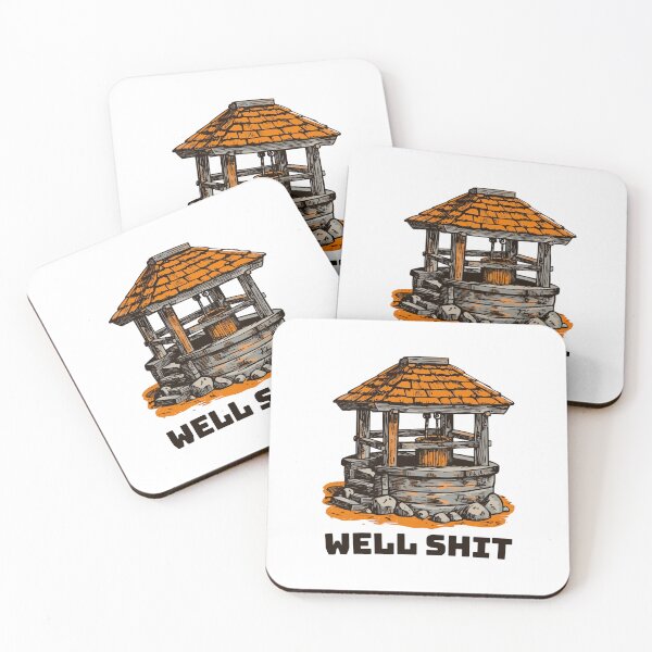 Item preview, Well Shit || Funny Water Well Quote || Vector Art designed and sold by MadSwellDesigns.