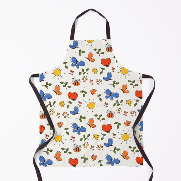 Item preview, colorful doodle print nature elements  designed and sold by Olyanazh.