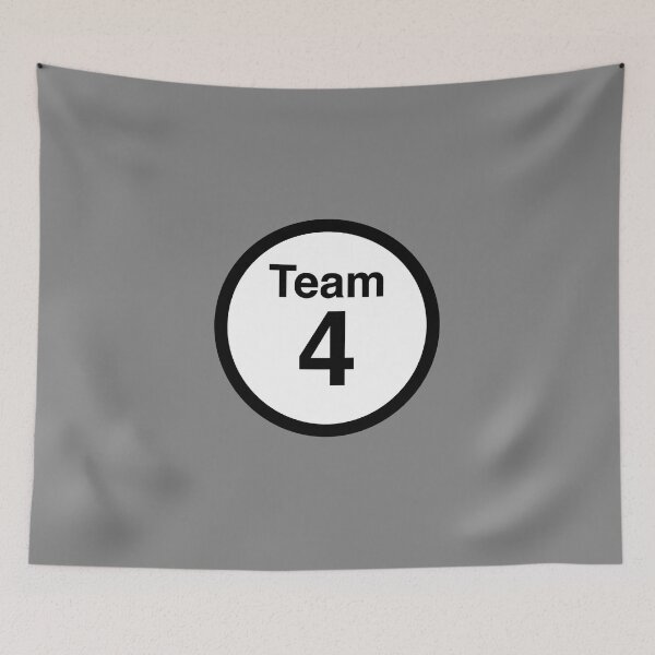 Item preview, Team 4, team games designed and sold by UnnecessaryLuck.