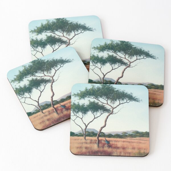 Item preview, A Guineafowl Greeting the African Morning designed and sold by Heather Sclater.