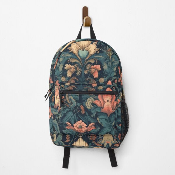 Item preview, Beautiful Ornate Baroque Red, Cream and Green Flower Motif designed and sold by ISaidBang.