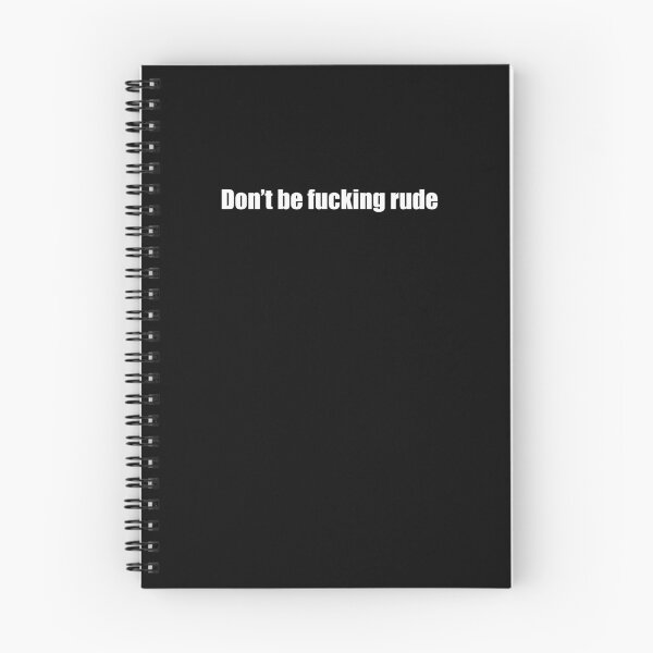 Item preview, Don’t be fucking rude designed and sold by DelfisArt.