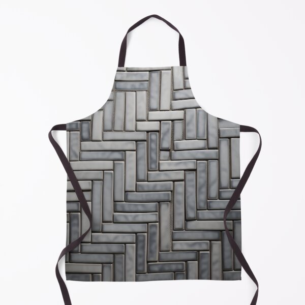 Item preview, Silver Staggered Tiles designed and sold by PatternBestFan.