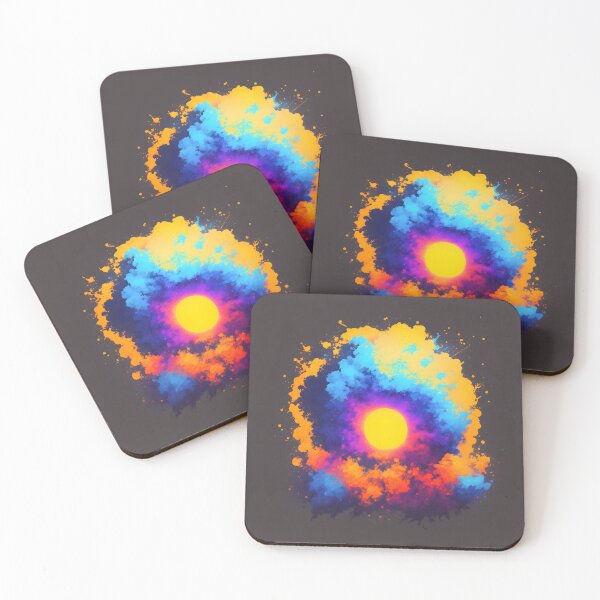 Item preview, Sun in the Color Clouds - Surreal Night sky - Splashes of Color designed and sold by Aaron2610.
