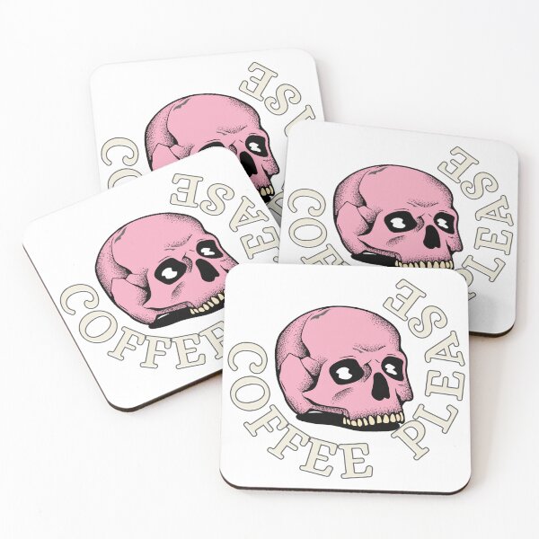 Item preview, Coffee Please Skull designed and sold by Seljomoon.