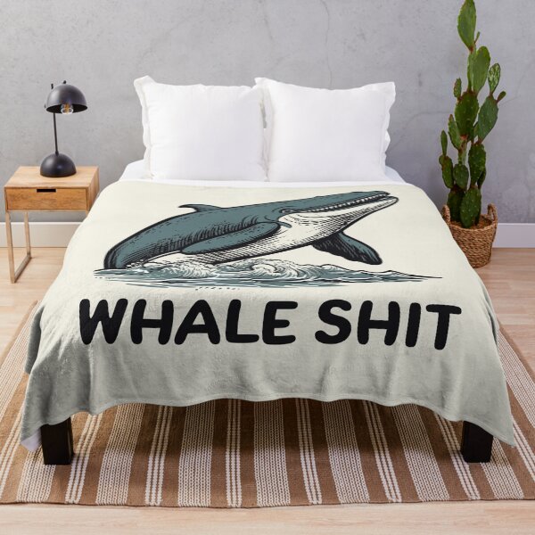Item preview, Whale Shit || Funny Quote || Vector Art designed and sold by MadSwellDesigns.