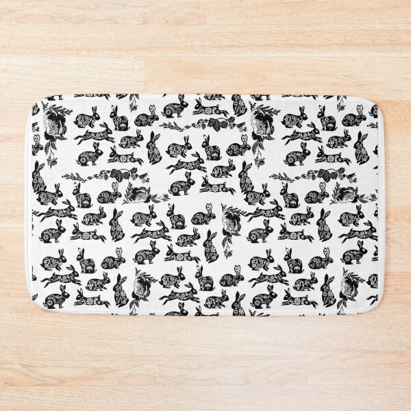 Item preview, Folk Style Rabbit White designed and sold by Teernahillane.