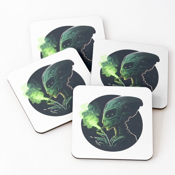 Item preview, Smoking Alien designed and sold by VocalEchoes.