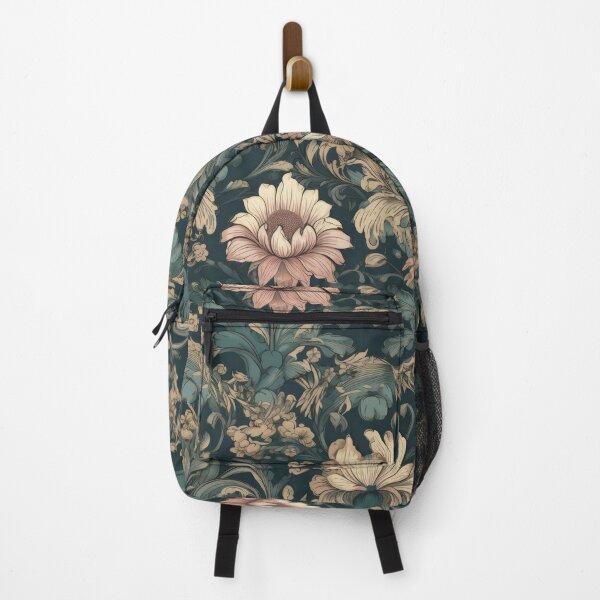 Item preview, Beautiful Ornate Baroque Cream, Pink and Green Flower Motif designed and sold by ISaidBang.