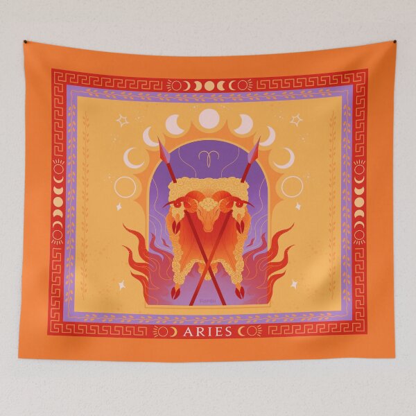 Item preview, Aries - Ancient Greek Astrology Series designed and sold by flaroh.