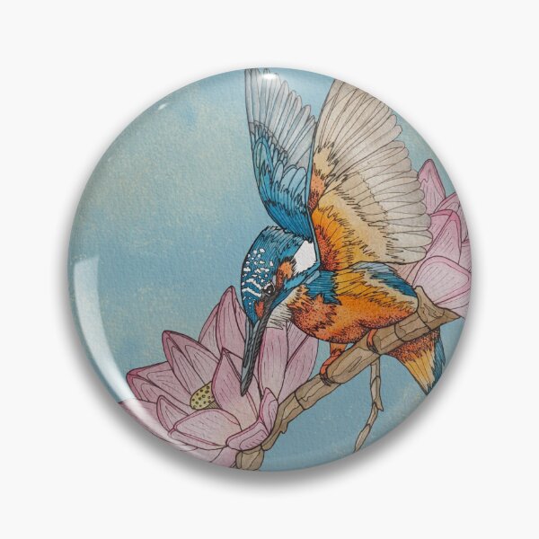 Item preview, Watercolor of common kingfisher designed and sold by Koolmees.