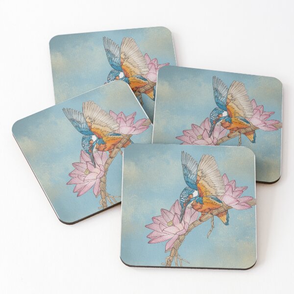 Item preview, Watercolor of common kingfisher designed and sold by Koolmees.