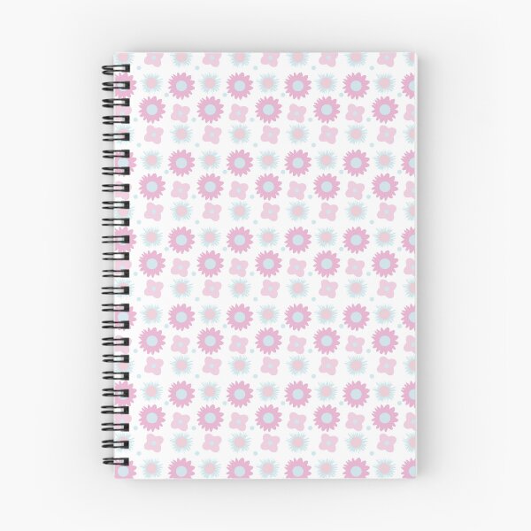 Item preview, pink abstract flowers pattern designed and sold by SunGraphicArt.
