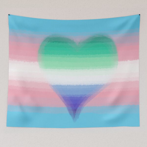 Item preview, Watercolor Transgender Gay Male Homoromantic Pride Flag designed and sold by Sum-Thangs.