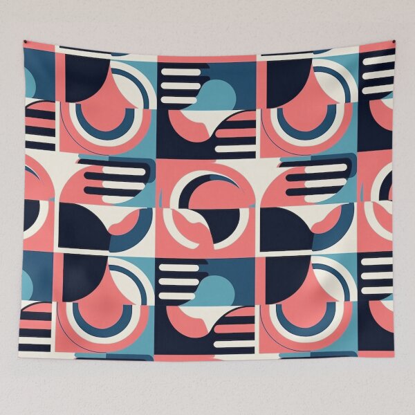 Item preview, Pink Tile of Abstraction designed and sold by Zialum.