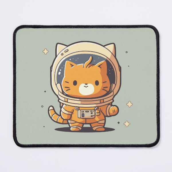 Item preview, Cute Astronaut Kitten designed and sold by aiko-art.