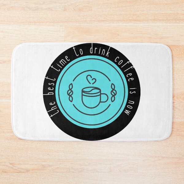 Item preview, The best time for coffee is now - blue designed and sold by jechaiyells.
