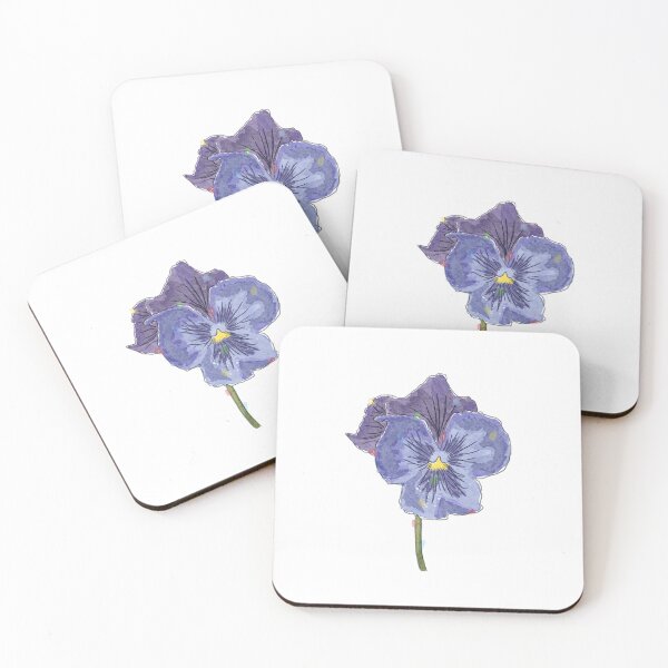 Item preview, February Flower Violet Watercolor designed and sold by JYillustrations.