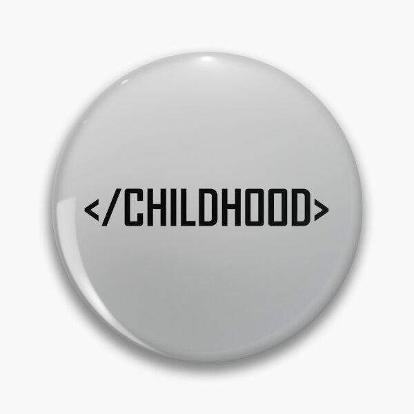 Item preview, Childhood, Html Closing brackets designed and sold by Chubuter.