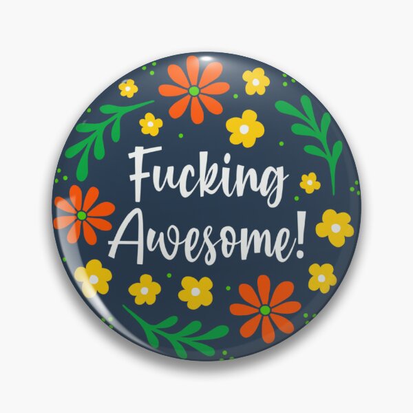 Item preview, Fucking Awesome designed and sold by KrisInStitches.