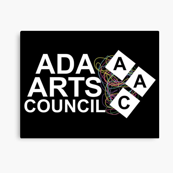 AAC Logo (White) Canvas Print