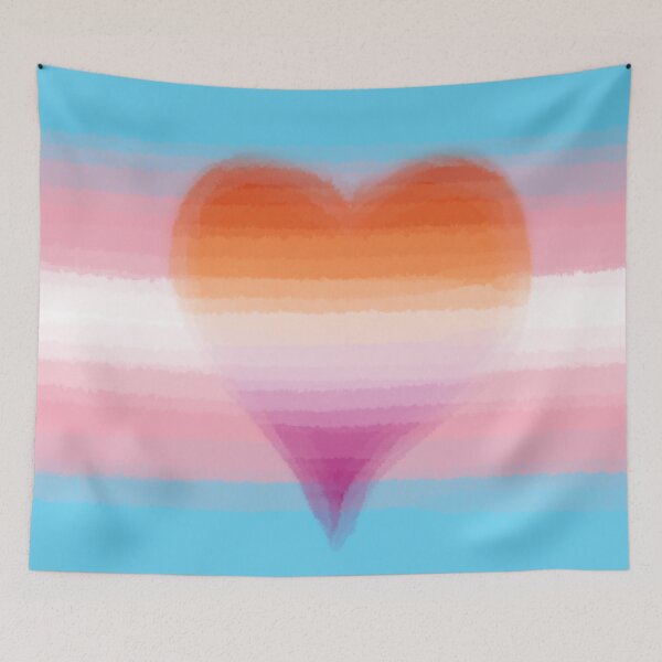 Item preview, Watercolor Transgender Homoromantic Lesbian Pride Flag designed and sold by Sum-Thangs.