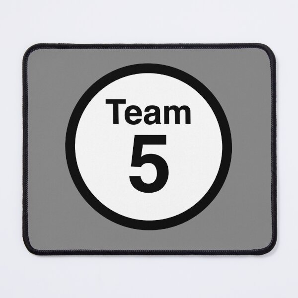 Item preview, Team 5, team games designed and sold by UnnecessaryLuck.