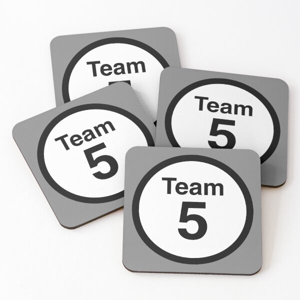 Item preview, Team 5, team games designed and sold by UnnecessaryLuck.