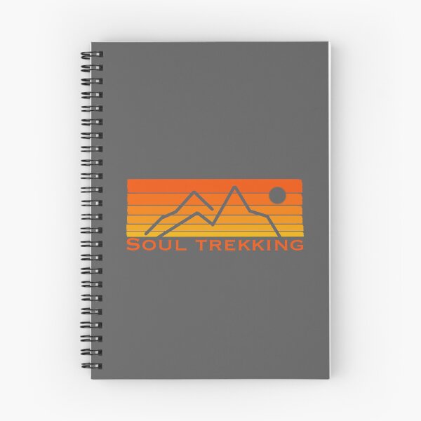 Item preview, Soul trekking mountains hiking adventure logo graphic wording designed and sold by SoulTrekking.