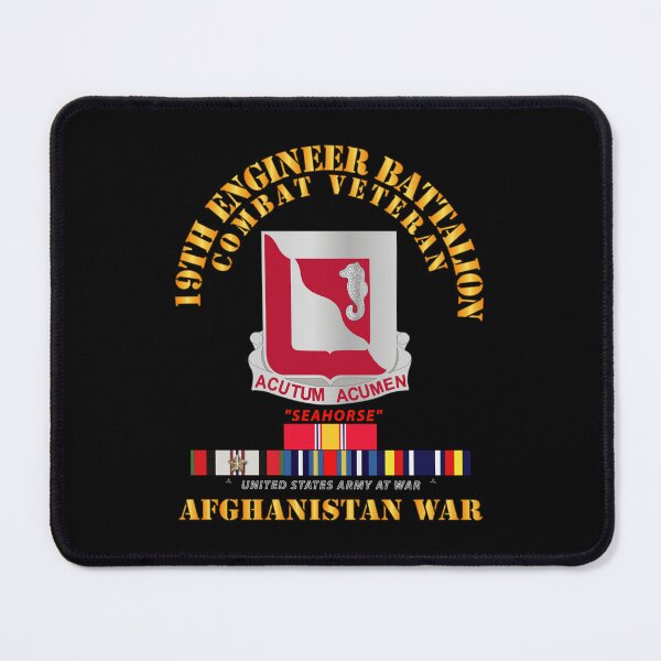 Item preview, Army - 19th Engineer Battalion - Afghanistan War w SVC designed and sold by Military Insignia Products.