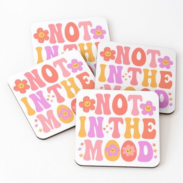 Item preview, Not in the mood a cute and groovy fun summer design  designed and sold by Yarafantasyart.
