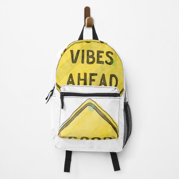 Item preview, Good Vibes Ahead Road Sign Watercolor designed and sold by JYillustrations.