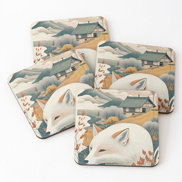 Item preview, white fox in japan designed and sold by gianni3g.