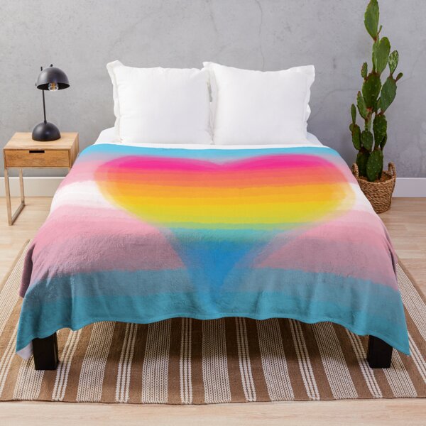 Item preview, Watercolor Transgender Panromantic Pride Flag designed and sold by Sum-Thangs.