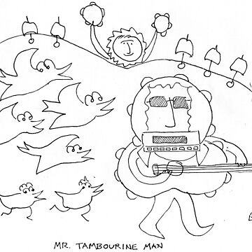 Artwork thumbnail, Mr Tambourine Man by fred rosenthal
