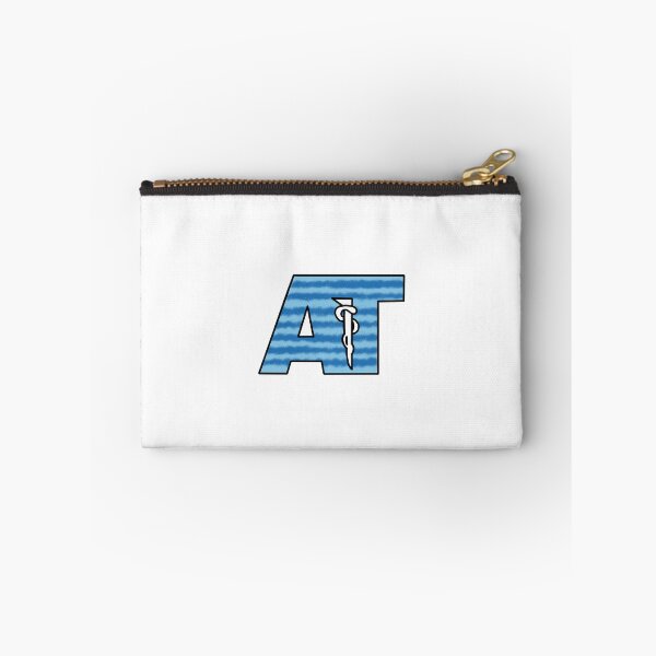 Item preview, Athletic Training Logo Blue Spray Paint Stripes designed and sold by rosiepiscitello.